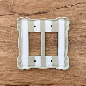 Anthropologie whitney stripe outlet switch plate